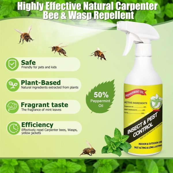 Honey Bee Spray Containing Natural Plant Peppermint Oil