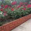 Stitchable imitation stone garden fence