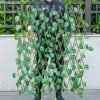 Telescopic Fence Anticorrosive Wood Green Leaf Fence Garden Fence Plastic Fence Protection Outdoor