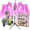 Remote Control Telescopic 5-head Tripod Stand Plant Light