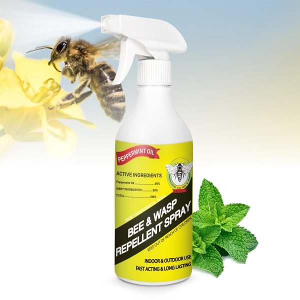 Honey Bee Spray Containing Natural Plant Peppermint Oil