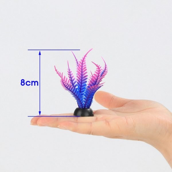 Fish Tank Landscape Simulation Water Plants Aquarium Decoration Rockery Fake Water Plants Small Fish Tank Set Decoration Prospect Plants