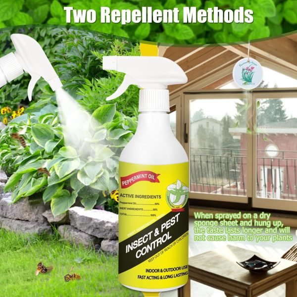Honey Bee Spray Containing Natural Plant Peppermint Oil